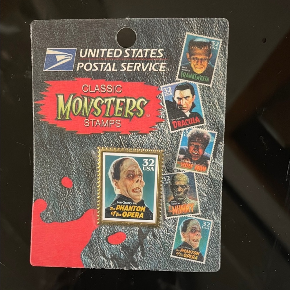 Classic Monsters USPS Stamp Set